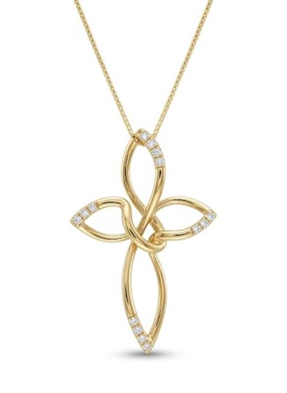 Anhänger Donna Oro Dame Luce in Gelbgold Diamante LPF10451.005 - LPF10451.005